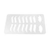 Brow Lips Template Reusable Bendable Eyebrow Lip Eyebrow Grooming Stencils for Tattoo Artists