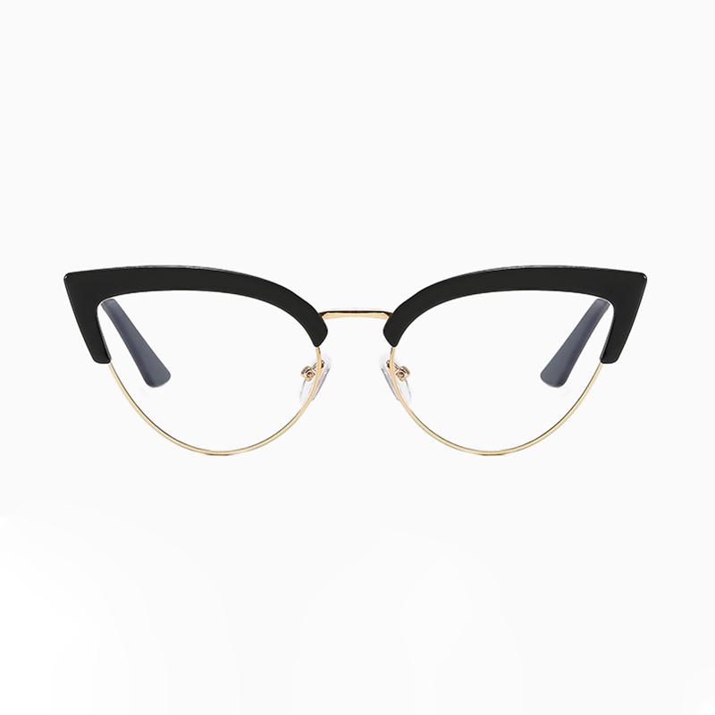 Sexy Cat Eye Brillengestelle Damen Blaulichtblockierende optische Brillen für Damen Trendy Computerbrille
