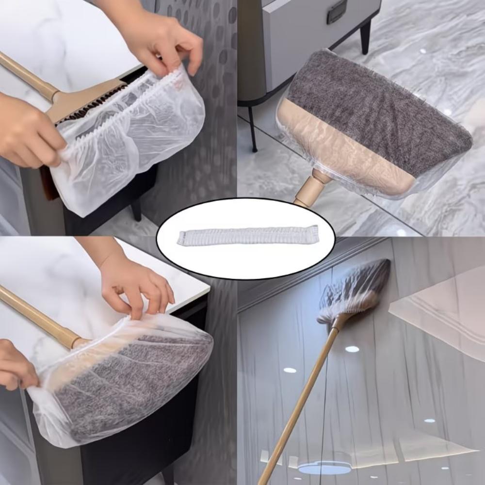 11-111pc Disposable Broom Dust Cover Ground Hair Cleaning Mop Replacement Covers Home Crevice Dust Adsorption Cleaning Tool