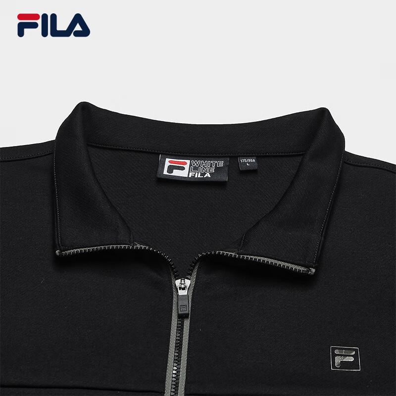 Fila Men's Knit Long-Sleeve Stand-Collar Jacket