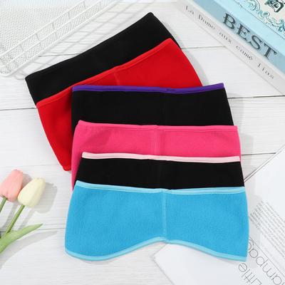 Neuer Fleece-Ohrenwärmer Muff Winter Stirnband Ohrenschützer Stirnband Männer Frauen Laufen Skifahren Outdoor-Sportarten Ohrenwärmer Schweißband