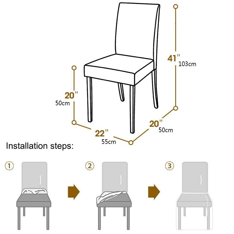 Plastic Dining Chair Covers Waterproof PVC Seat Chair Protector Short/Medium/Long Seat Dustproof Cover For Home Kitchen Bedroom