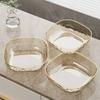 Luxury Fruit Plate Fruit Plate Dried Fruit Plate Dried Fruit Box Fruit Plate High-grade High-end Transparent Fruit Plate Snack Plate