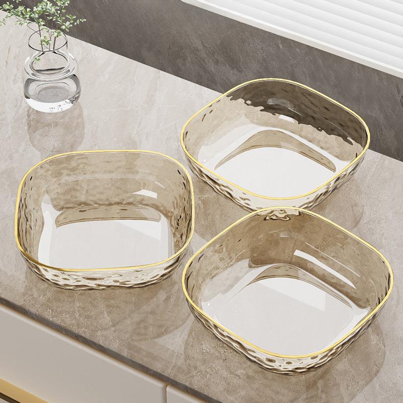 Luxury Fruit Plate Fruit Plate Dried Fruit Plate Dried Fruit Box Fruit Plate High-grade High-end Transparent Fruit Plate Snack Plate