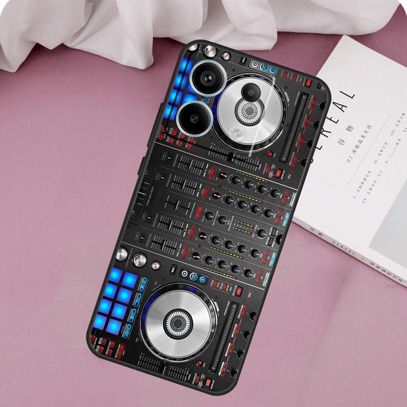 DJ Mixer Deck Controller Case For Xiaomi Redmi Note 12 11 9 10 13 Pro Plus 12S 11S 10S 9S Redmi 13C 9C 10C 12C Cover