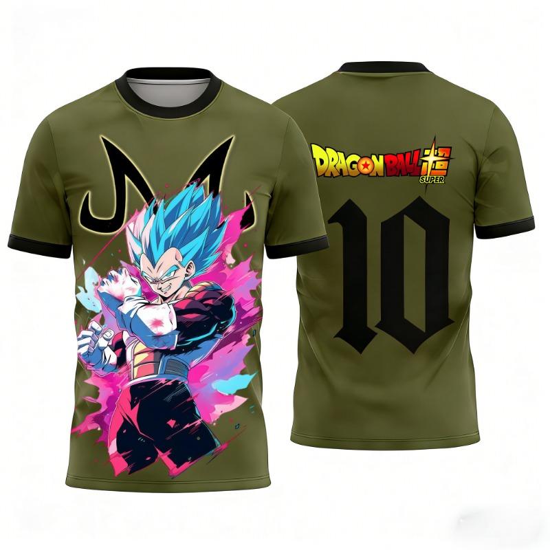 

2026 Dragon Ball Goku Anime Graphic T-shirt Sports Family Matching Outfits Men s T-Shirt Clothing Tee Y2k Woman Breathable Tops XXS