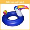 Blue Giant Toucan Swim Ring Adult Environmental Protection Pvc 0.20 Thick Printing Pattern