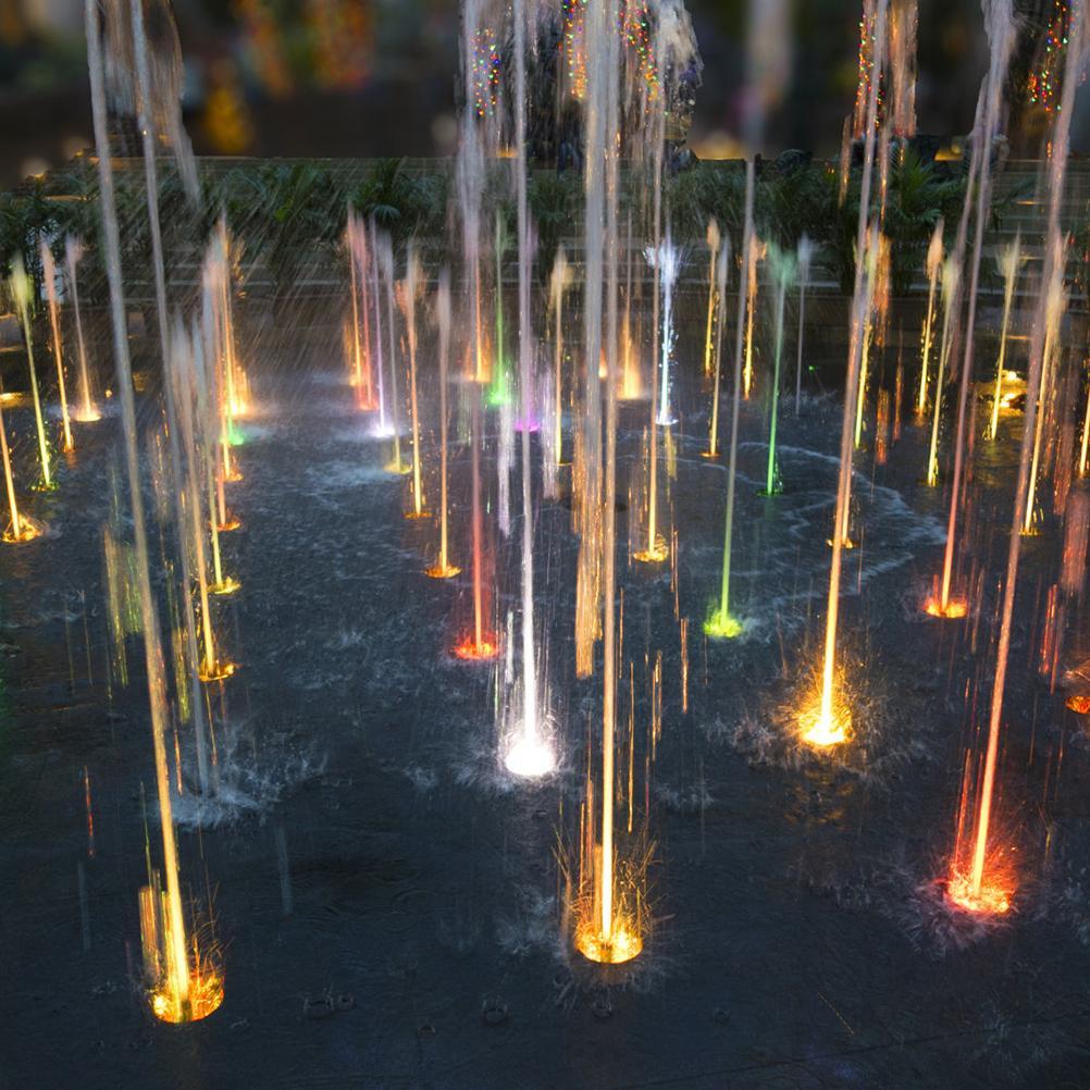 4 Pack Submersible LED Lights Waterproof LED Underwater Light with Suction Cup Magnets and RF Remote Control RGB LED