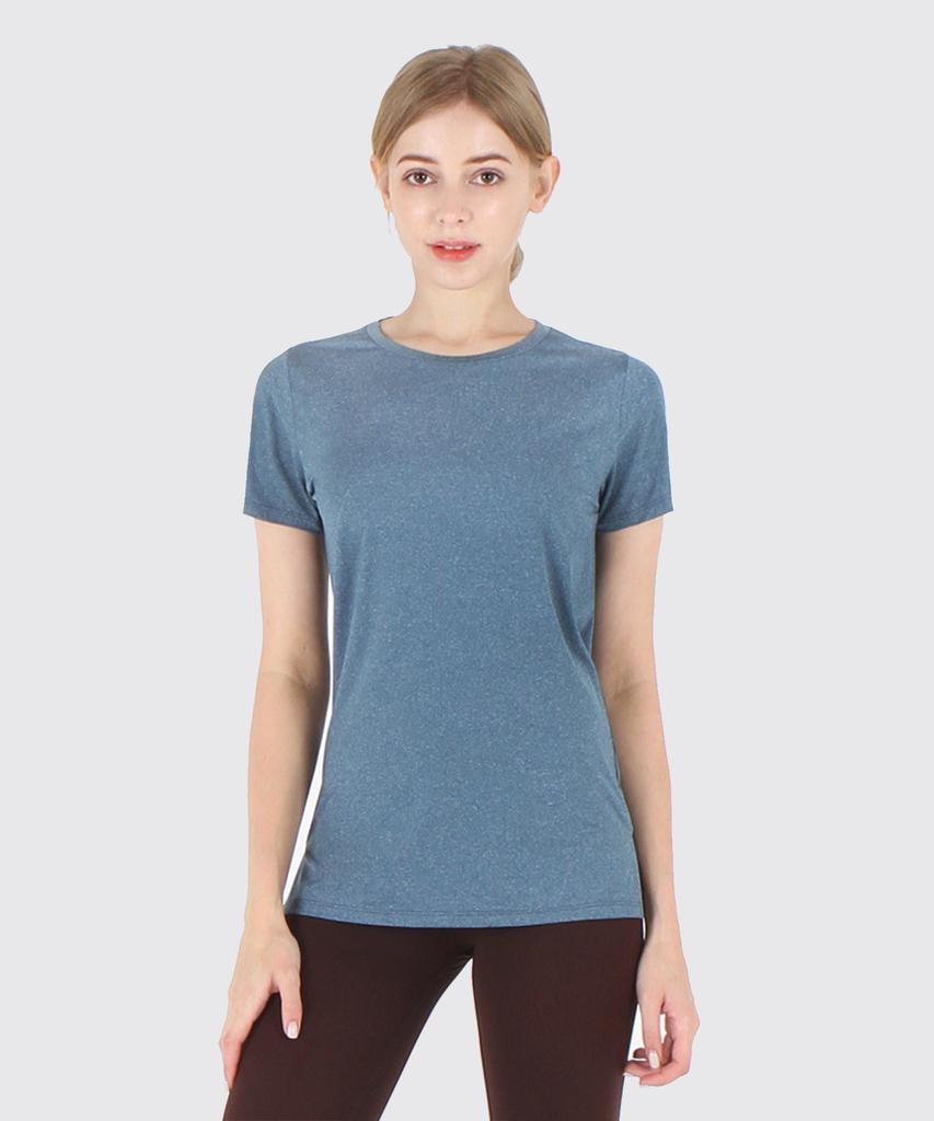 NOKJOK [2 Pack] Amber Basic Fit Short Sleeve T-Shirt (6 Colors) (D Type)