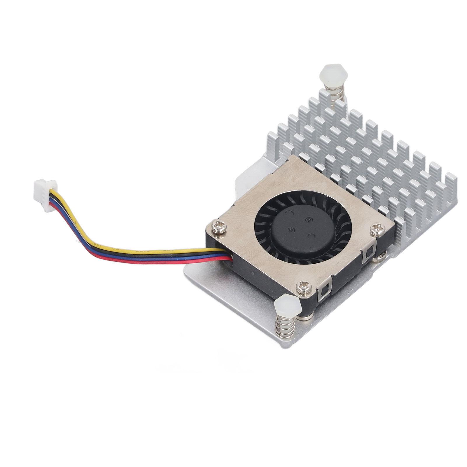 

for Pi 5 Active Cooler PWM Control Fan Aluminum Alloy Heatsink Efficient Heat Dissipation Active Cooling Fan DC5V