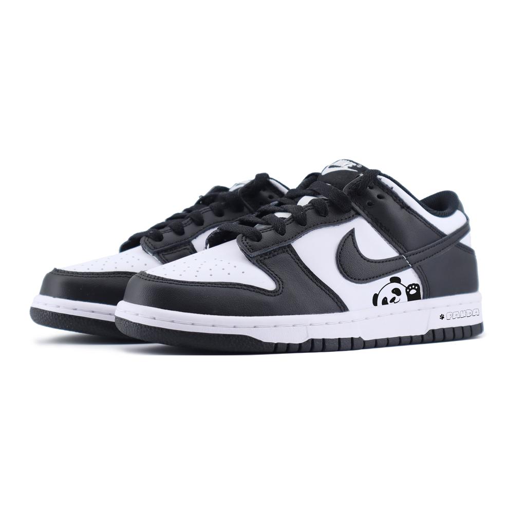Nike Dunk Cute, Panda Slip Resistant Abrasion Resistant Slip Resistant Abrasion Resistant Low top Skateboard Shoes DD1391-100(Team448-)