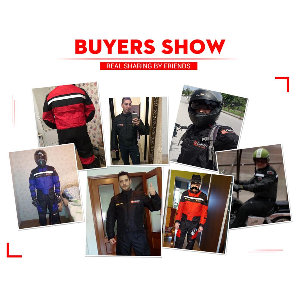DUHAN Motocyklový oblek Bunda a kalhoty Nepromokavá závodní bunda Ochranná podšívka pro motokros Čtyři sezóny Motocyklová bunda Pánská M-3XL