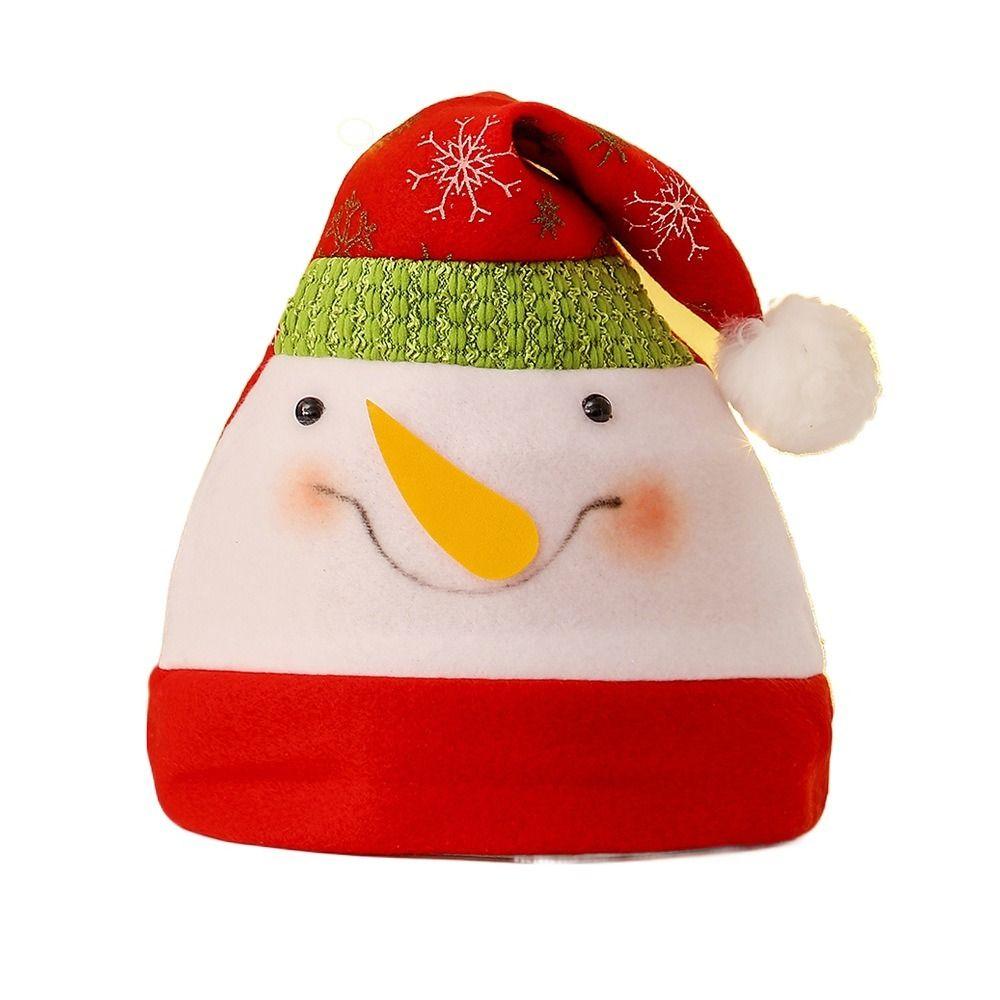 For Men Snowman Beanies Elk Korean Winter Cap Cartoon Plush Hat Santa Claus Christmas Hat