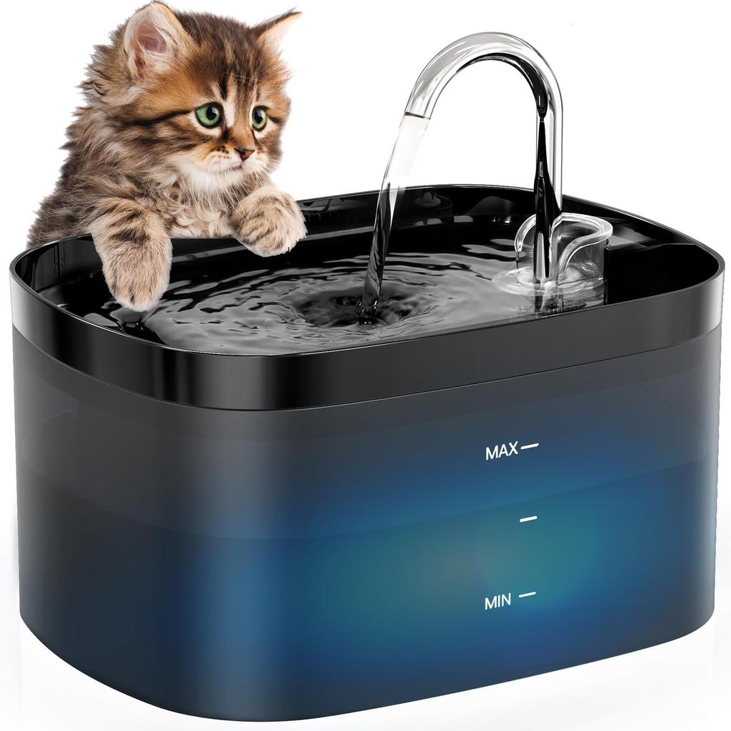 2.5L 5V USB Automatic Cat Dog Water Fountain With Faucet Dog Water Dispenser Transparent Filter Drinker Pet Sensor Drinking Bowl