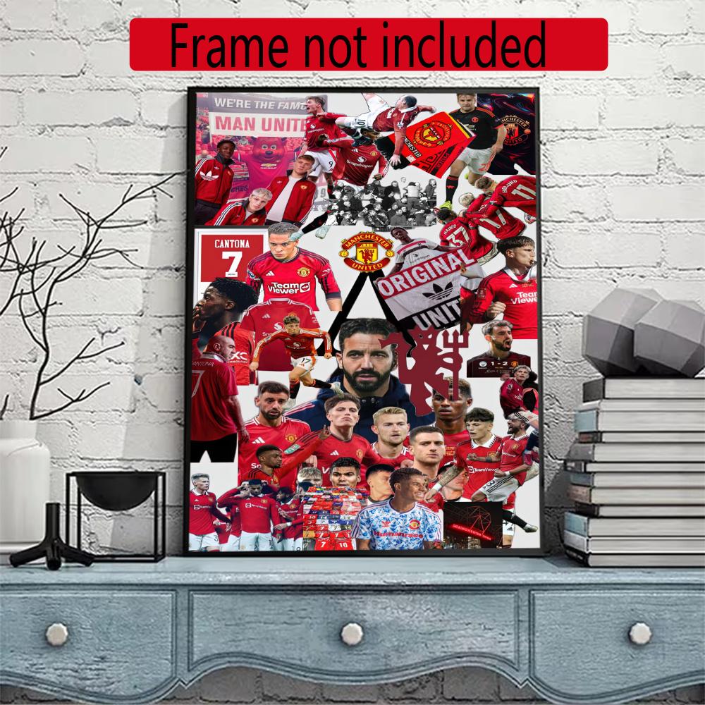 Manchester 5D Diy Diamond Painting Round Diamond Diy Frameless Holiday Artwork Suitable For Home Office Wall Decoration
