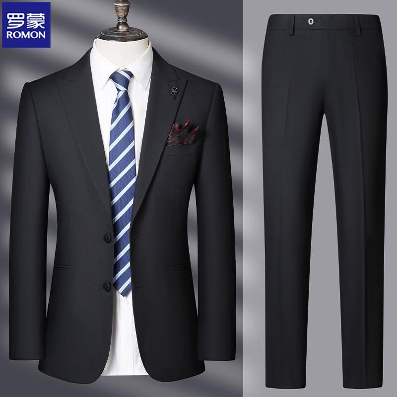 

Romon Men s Slim-Fit Business Suit Jacket 190/54