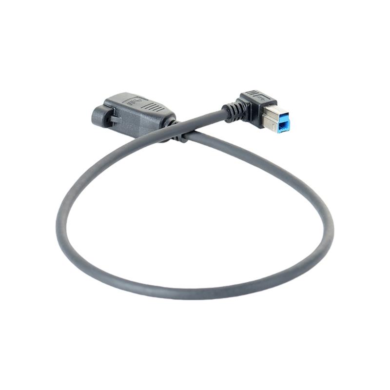 

USB B Тип 3.0 Угловой (90 градусов) Удлинительный Кабель 0,5 м Обратно Совместимый Для Принтеров Сканеров 1