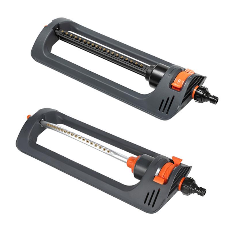 1PC 19-hole Large-scale Automatic Rocking Sprinkler, Lawn Construction Site Bridge Maintenance, Watering Flowers, Rocking Rotating Sprinkler