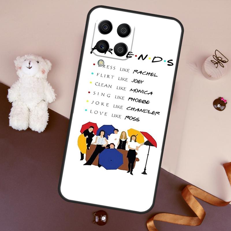 Friends TV Show Quotes Case For Samsung Galaxy M32 M52 M14 M54 M13 M33 M53 M56 M36 M16 M31 M11 M12 M35 M55 M15 M06