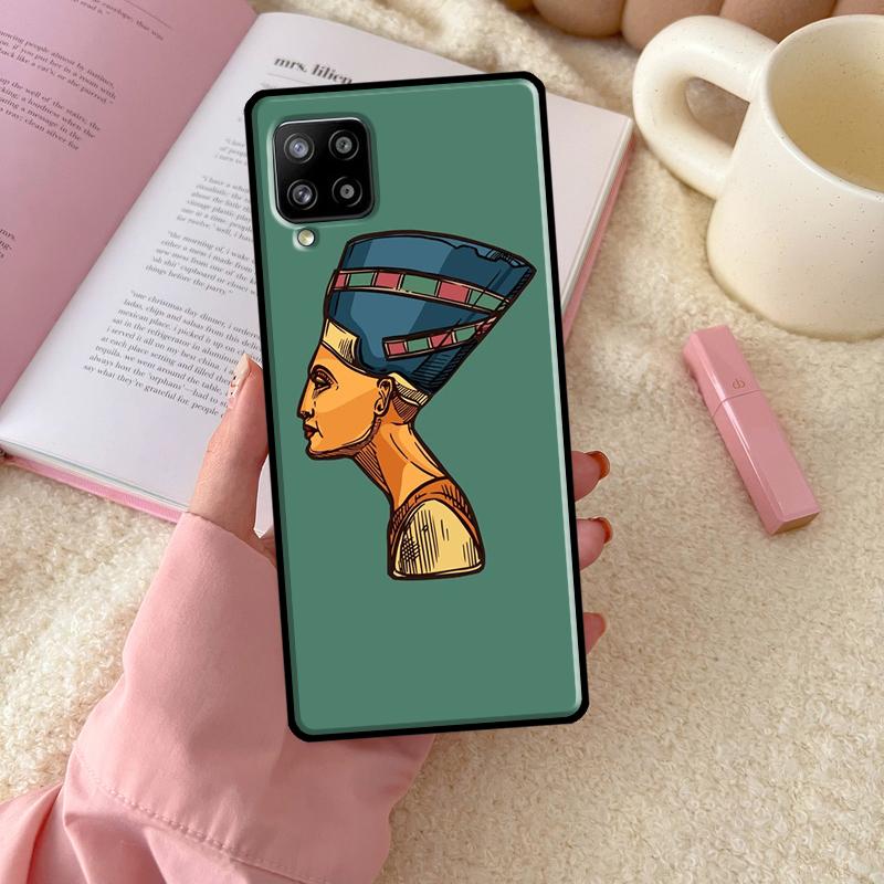 Egypt Nefertiti Ankh For Samsung Galaxy A56 A54 A34 A14 A06 A16 A26 A36 A12 A32 A52 A13 A33 A53 A15 A35 A55 Case