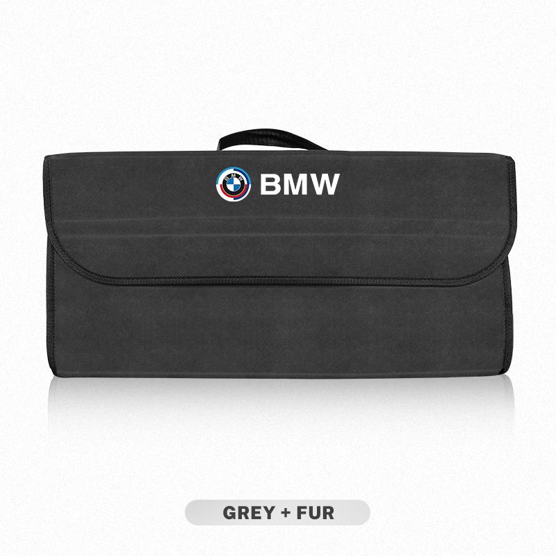 Felt Car Trunk Organizer Foldable Storage Box Cargo Stickers For BMW iX1 I7 F07 F48 F39 F34 F40 F45 F46 G30 G20 G32 E70 E71 E66