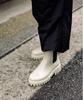 Cesti High-Top Chelsea Rain Boots (Ivory)