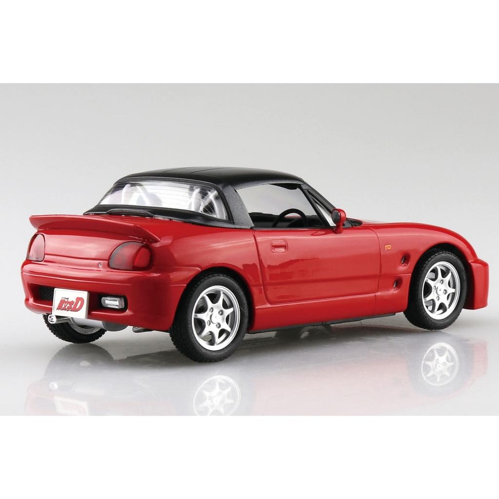 Aoshima Bunka Kyozai Initial D 17 Sakamoto EA11R Cappuccino Scale Plastic Model Molded in Color No. 1/24 Kit,