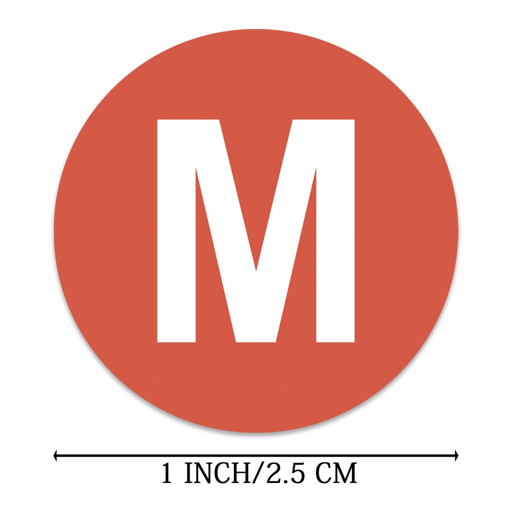 500Pcs/Roll 2.5cm Size Marking Stickers Self-Adhesive Labels for Clothing Shoes Price Tags Handwrite Small Tags