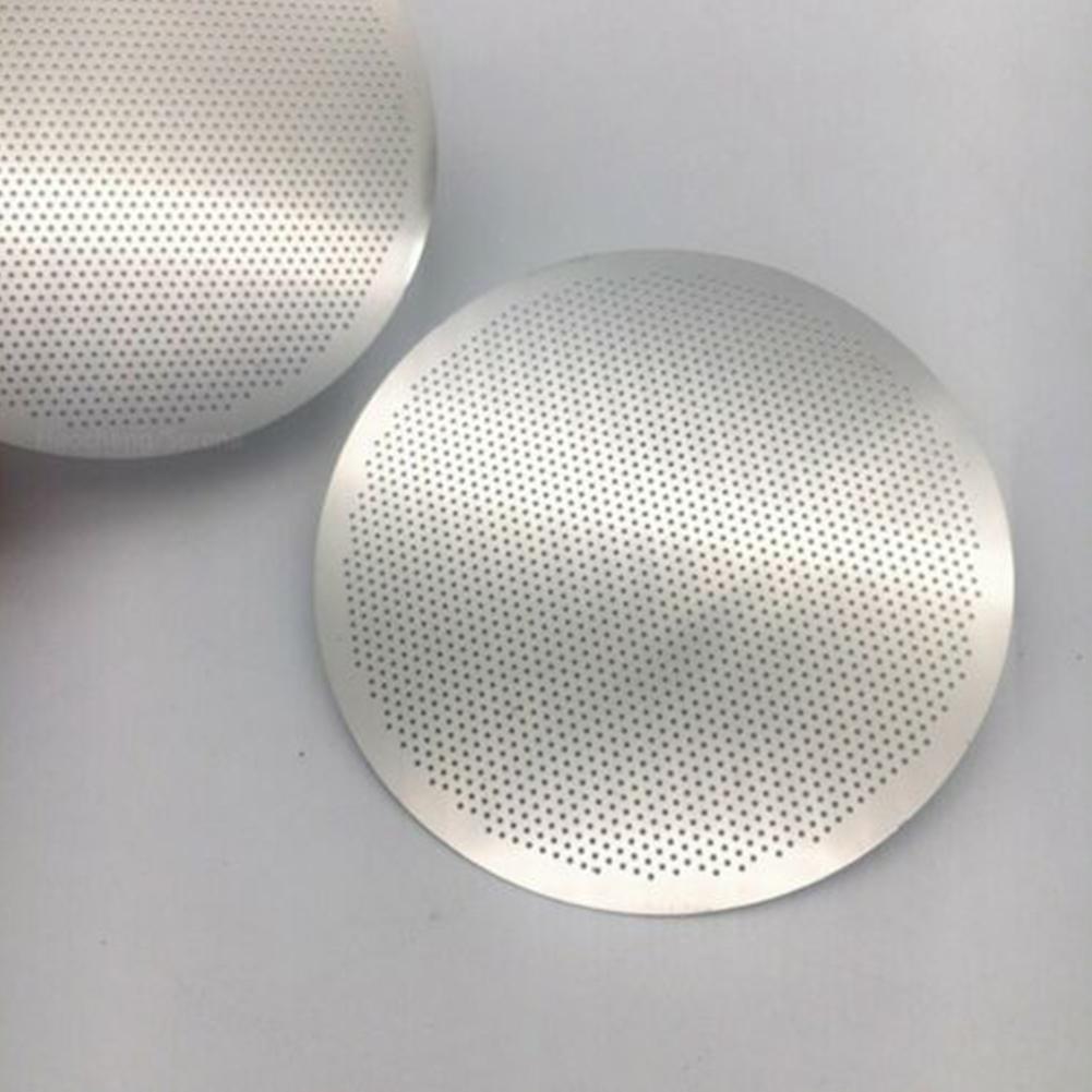2 Pcs Reusable Stainless Steel Filter For Aeropress Coffee Maker Spare Parts
