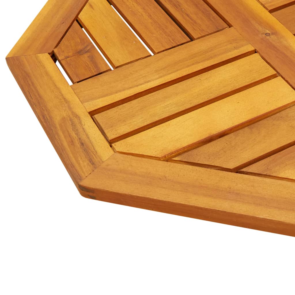 Table Top 50x50x2 cm Octagonal Solid Acacia Wood