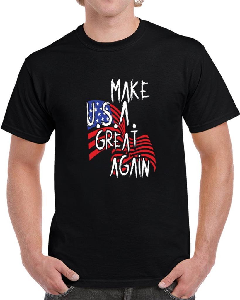 Make USA Great Again Political T-Shirt Unisex Gift Patriotic Top Pride TShirt