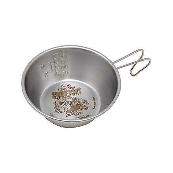 Captain Stag (CAPTAIN STAG) Disney Sierra Cup Stainless Steel Sierra Cup 320ml Stainless Steel Made in Japan Made in Tsubame-Sanjo Monsters,
