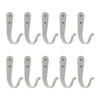 Metallhaken mit Gummibeschichtung Robuster Wandhaken Metallwandhaken für einfache Organisation Mantel Handtuch Schlüssel für Badezimmer für Kleine