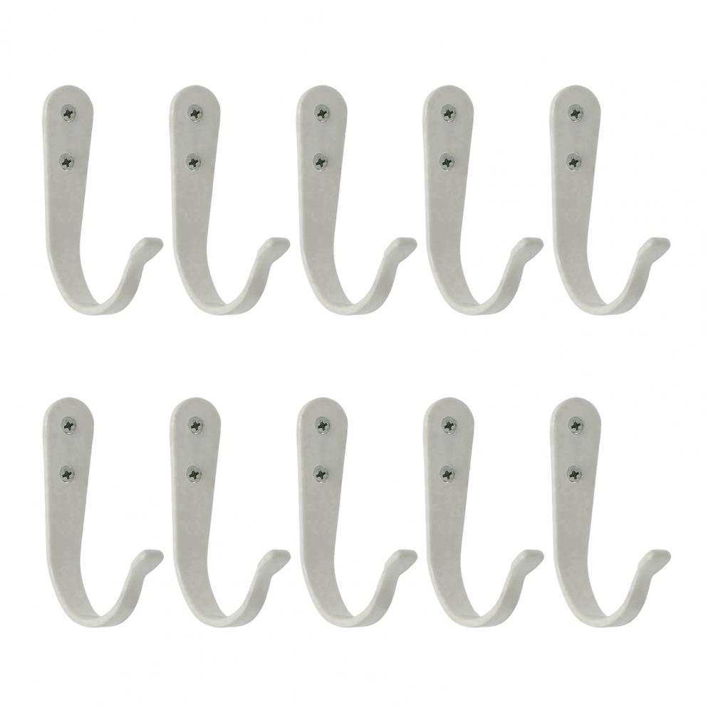 Metallhaken mit Gummibeschichtung Robuster Wandhaken Metallwandhaken für einfache Organisation Mantel Handtuch Schlüssel für Badezimmer für Kleine