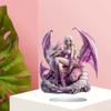 Artistic 2D Flat Dragon Beauty Woman Acrylic Statue Nontoxic Decorative Piece Ornament For Living Room Office Desktop
