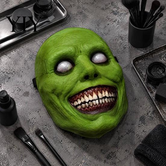Comfortable Breathable Face Mask Realistic Prank Mask, Balaclava for Halloween Costume, Scary Full Surprise Party Head Mesh Adults, Stretchy
