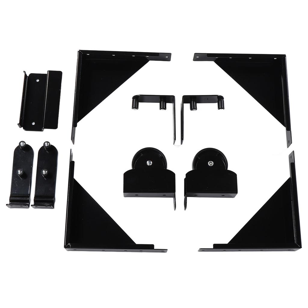 Sliding Gate Kit Heavy Duty Sliding Gate Hardware with Wheels Carbon Steel for Home Garden