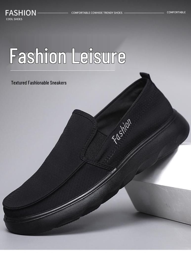 Men's 2025 Summer Slip-On Casual Polyurethane Walking Shoes