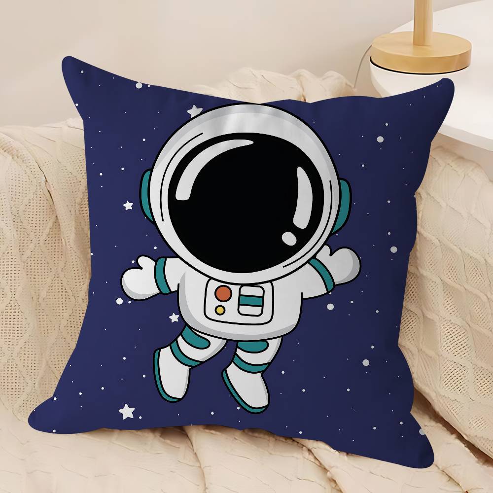 Tecknad Rymd Astronaut Örngott Hem Sängkläder Dekorativt Örngott Bröllop Supermjukt Örngott