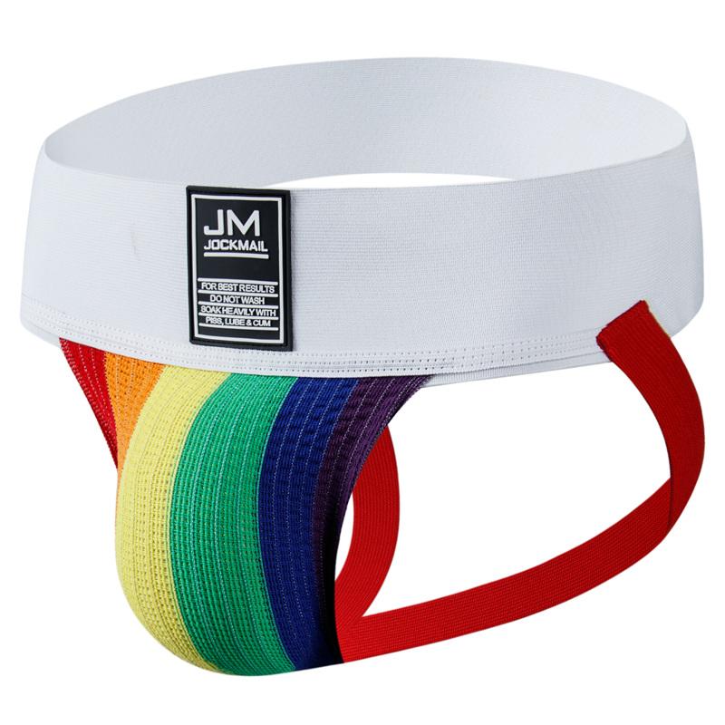 Jockstraps JOCKMAIL Brand 2.76-inch Wide Waistband Fashion Low Waist Sexy Men's Thong Underpants