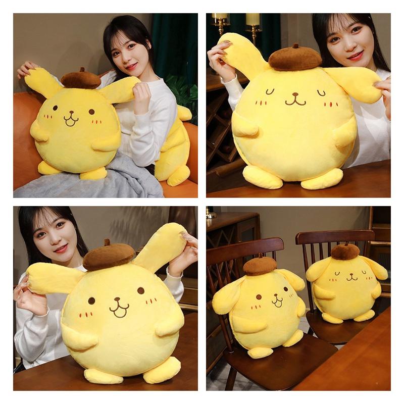 Cute Pudding Dog Plush Toy Sofa Pillow For Office Nap And Air Conditioning Blanket