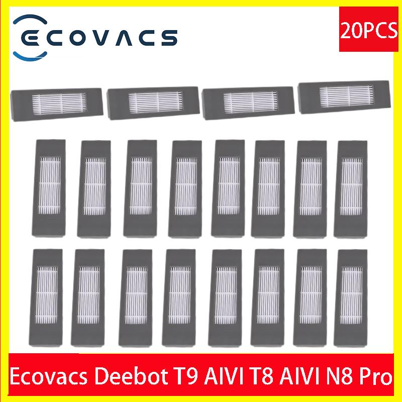 HEPA Filter Side Brush Main Brush Mop Cloths for ECOVACS Deebot T9 AIVI T8 AIVI N8 Pro 920 950 Vacuum Cleaner Replacement Parts