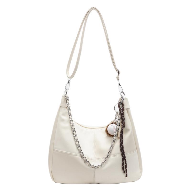 2025 new simple single shoulder oblique span bag to work commuter women's bag fashionable and casual large-capacity tote bag women