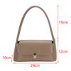 Women Retro Tote Bag Trendy Vintage Underarm Bag Portable Casual PU Leather Solid Color Simple Mountaineering Bag Christmas Gift
