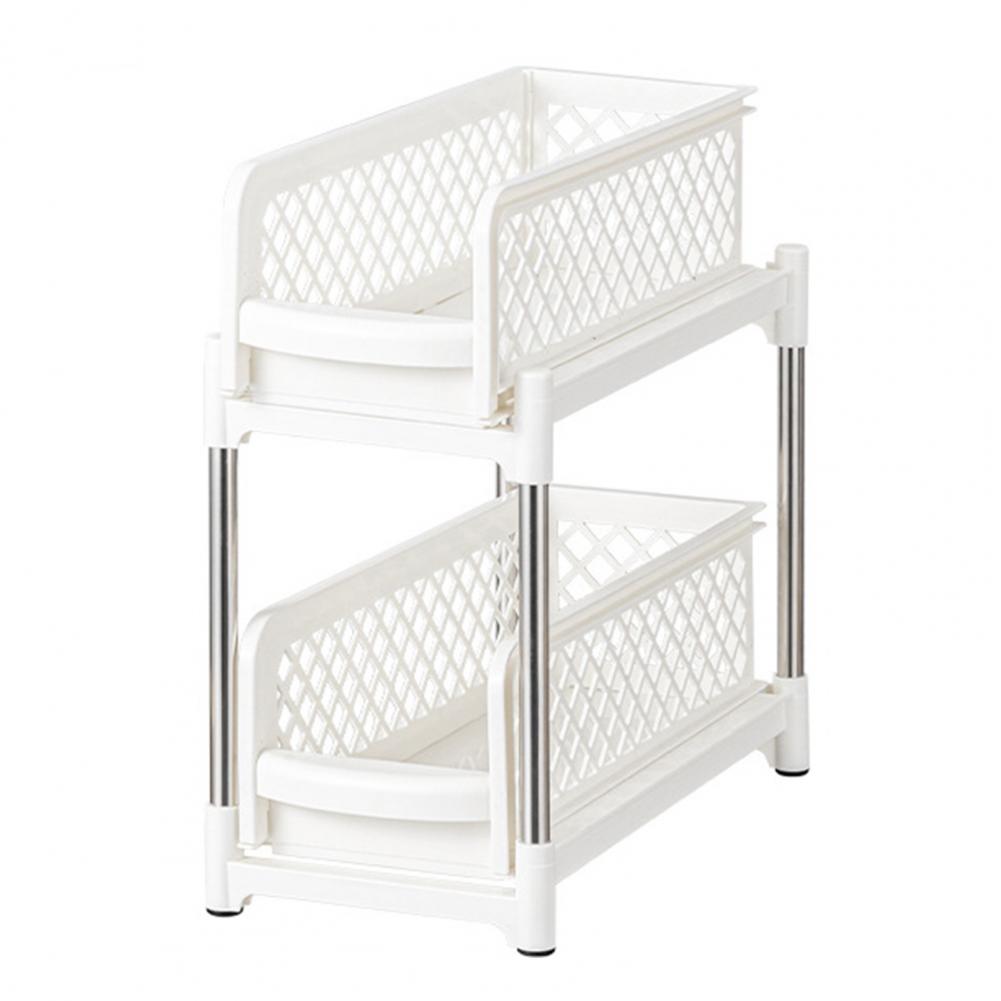 Pantry Organization Rack Kitchen Under-sink Organizer Double-layer Under-sink Organizer Rack with for Easy for Efficient