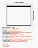 VEVOR Manual Projector Screen, 1829 Mm 4:3 4K 1080 HD Retractable Pull Down Projector Screen, Wall Mounted Movie Projection with Pull Rope