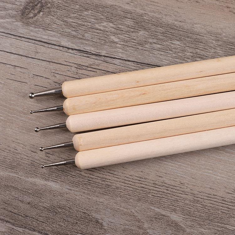 20-Piece Professional Nail Art Brush Set for Flower, Line, and Carving Designs