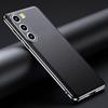 Genuine Cowhide Leather Phone Case for Samsung Galaxy S25 S24 S23 Ultra S22 Plus S21 Note 20 Plating Shockproof Protector Cover