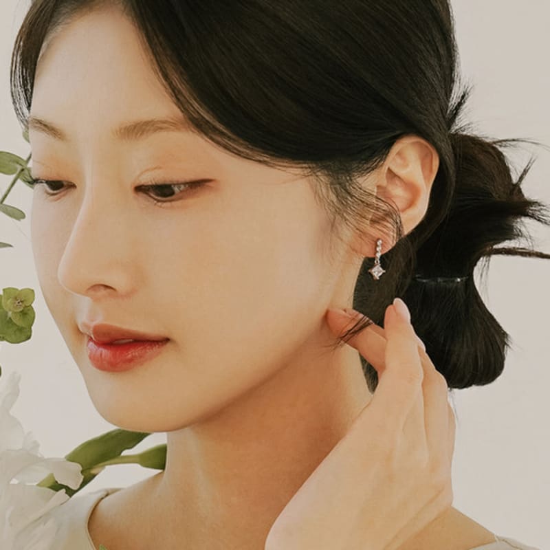 TORTOISE [Silver925] Goulas Dangle Earrings