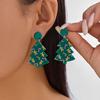 Noter New 5 Styles Women Christmas Pendant Earrings Green Red Pink Tree Charm Best Friend Jewelry Perfect Gift For Girlfriend